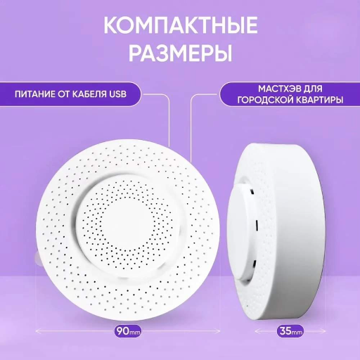 Умный датчик воздуха 5в1, Zigbee view-5