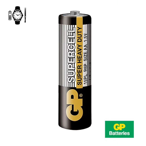 GP Supercell Батарейка AA, Солевой тип, 1,5 В ("Пальчиковые") title