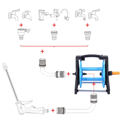Катушка садовая для шланга view-5