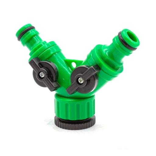 Разветвитель полива 2-х канальный 1/2"х3/4" регулируемый view-3