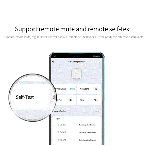 Умный датчик обнаружения газа Huawei Ihorn, датчик метана, Zigbee view-2